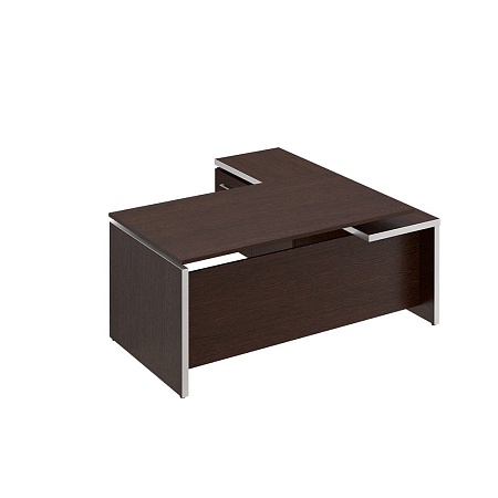 Стол руководителя с брифинг-приставкой боковой левой МЕ 136