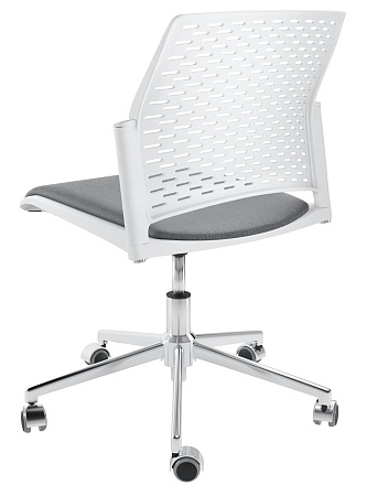 REWIND Кресло, каркас Хром, Пластик Белый ЦБ-00014036