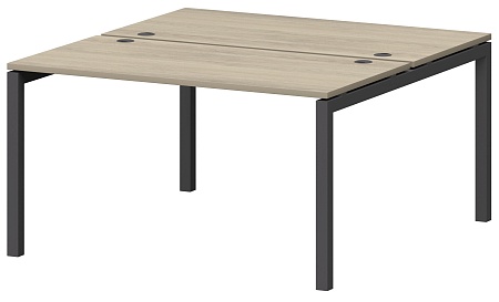 Бенч двойной на металлокаркасе СМС2-П-14К.149.Пр50