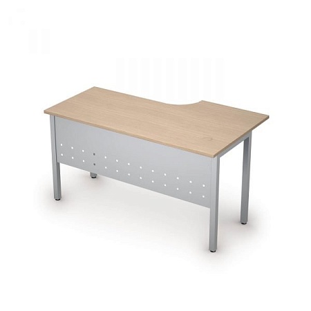 Стол на металлических опорах, экран металл 2МК.142L