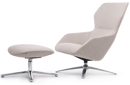 Кресло  (кашемир) F1705 + оттоманка