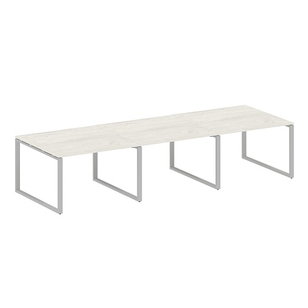 Переговорный стол (3 столешницы) на О-образном м/к БО.ПРГ-3.2