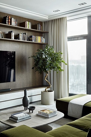 Кашпо TREEZ Effectory Beton Цилиндр Серый ледник в-40 см, д-41 см