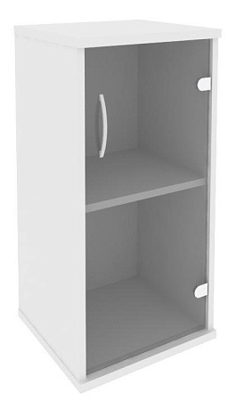 Шкаф низкий узкий правый (1 низкая дверь стекло) А.СУ-3.2 (R)