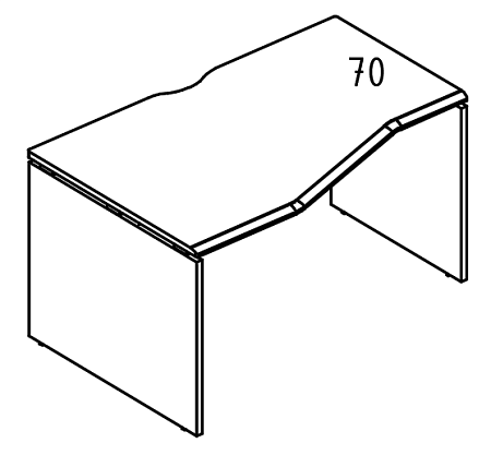 Стол эргономичный  МР МП 061.02