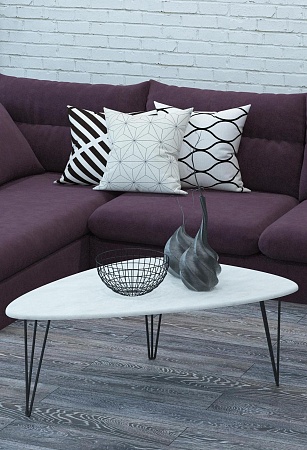 Журнальный столик Престон (Белый бетон)