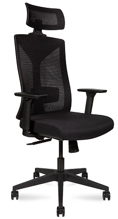 Кресло офисное Бостон 8001A black 3D