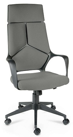 Кресло офисное IQ (black plastic, dark grey) CX0898H-1-60