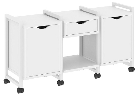 Тумба на колесных опорах наборная. Вариант №7 VR.L-TN-7.K