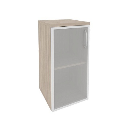 Шкаф низкий узкий левый (1 низкий фасад стекло в раме) O.SU-3.2R(L)