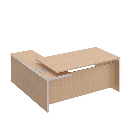 Стол руководителя с брифинг-приставкой боковой правой МЕ 137