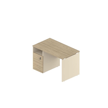 Стол с тумбой левый R-11L