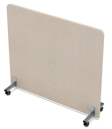 Акустическая мобильная перегородка на стационарных...