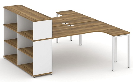 Рабочая станция с опорным стеллажом с надставкой низкой CN.DSA-206