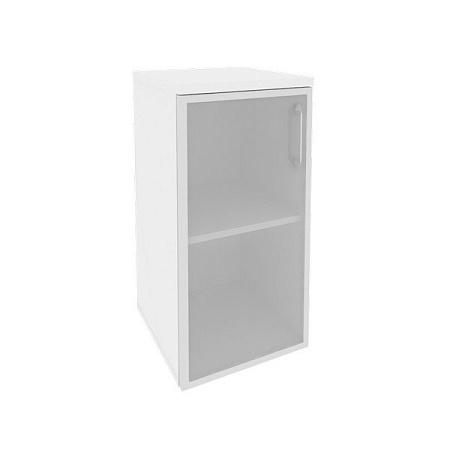 Шкаф низкий узкий левый (1 низкий фасад стекло в раме) O.SU-3.2R(L)