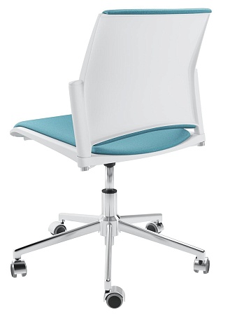 RESTART Кресло, каркас Хром, Пластик Белый ЦБ-00013997