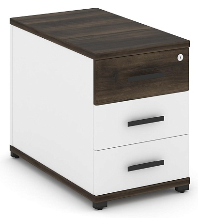 Тумба опорная/приставная 3 ящика. CN.TGO-001 B/W