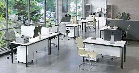 Стол письменный на металлокаркасе С.СП-5.1