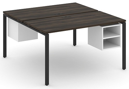 Рабочая станция двух сторонняя с подвесными тумбами на 2 места CN.DRS-107