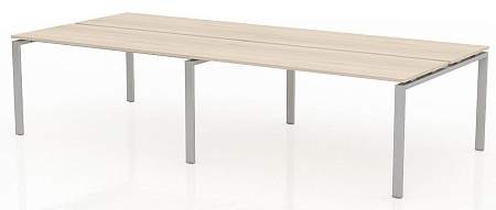 Линейная бенч-система на 4 рабочих места с пропусками для кабеля ТН312ТР-2х2+ТН312К-22_ПР