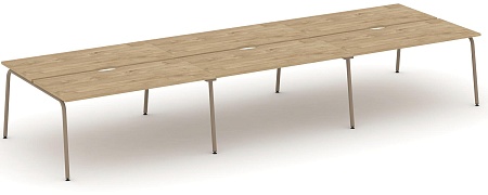 Рабочая станция на 6 мест с вырезом ES.D.RS-6.4-VK