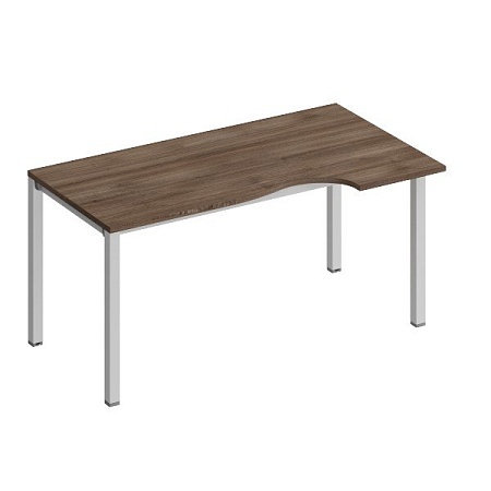 Стол эргономичный правый на металлокаркасе КФ К.1140