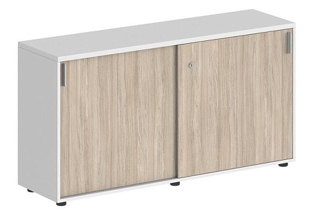 Шкаф купе низкий, с замком SG.703.WH.WH