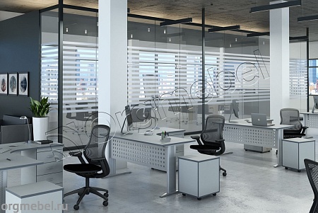 Стол интеграл на металлокаркасе АМК-33R