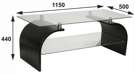 Журнальный столик Гурон 2 (Венге)