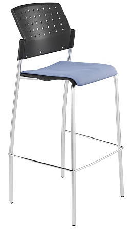 MOVIE барный, каркас Хром, Пластик Черный ЦБ-00011187