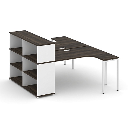 Рабочая станция с опорным стеллажом с надставкой низкой CN.DSA-205