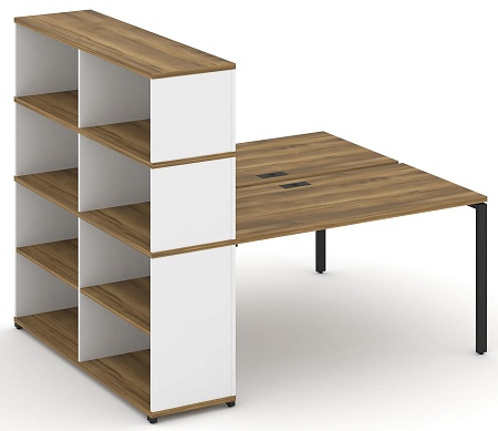 Рабочая станция с опорным стеллажом с надставкой высокой CN.DRS-215