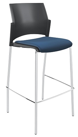 RESTART барный, каркас Хром, Пластик Черный ЦБ-00011300