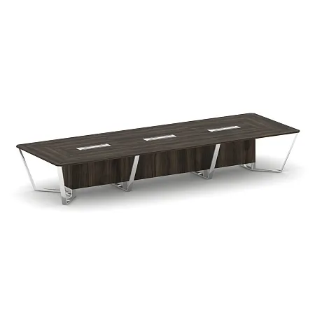 Steel Meet Стол переговорный квадратный MD-PR.B.SP-16 Нержавеющая Сталь/Хром 4800*1600*750мм
