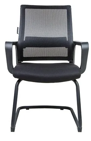 Кресло офисное Бит CF (спинка черная сетка / сидушка черная ткань) 815-C-black