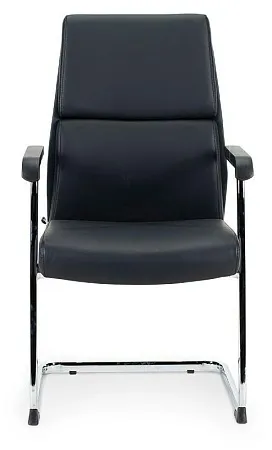 Конференц кресло Лондон CF (черный+черные вставки) HR8637-2-408