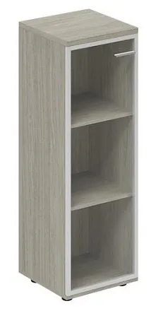 Шкаф средний со стеклом, з.ст HDF, левый WN.802.L