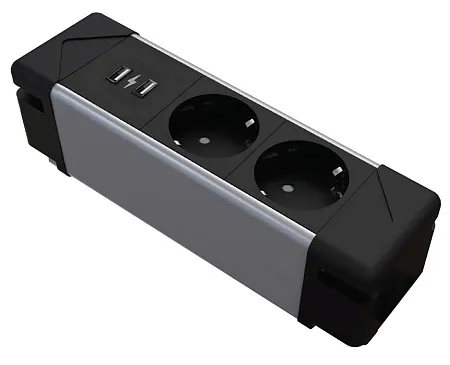 Система электрофикации Under Desk 2P+2usb ch блок ...