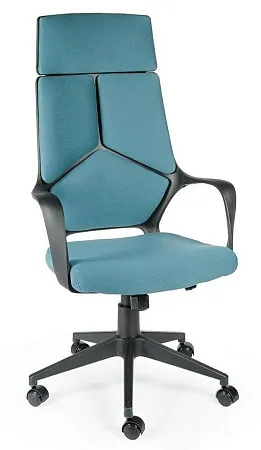 Кресло офисное IQ (black plastic blue) CX0898H-1-56