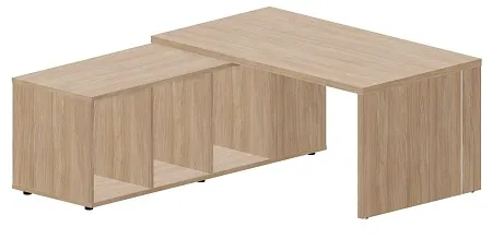 Стол на опорной сервисной тумбе (левый) NR160TSG