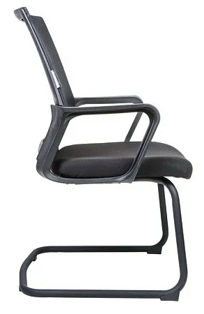 Кресло офисное Бит CF (спинка черная сетка / сидушка черная ткань) 815-C-black