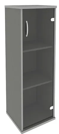 Шкаф средний узкий правый (1 средняя дверь стекло) А.СУ-2.4 (R)