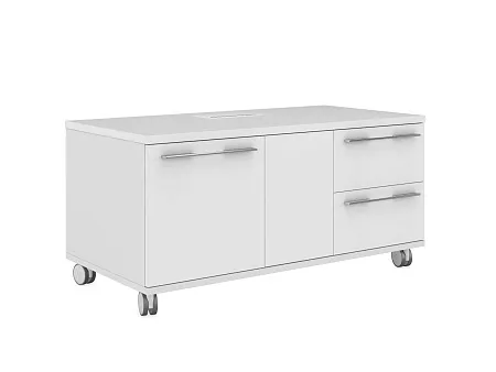 Тумба  мобильная с 2 ящиками и 2 дверьми EMP223DX.HGW
