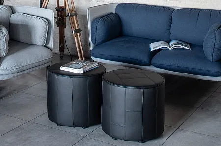 Пуф PRATO R50 Dakota black