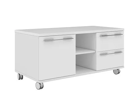 Тумба  мобильная с 2 ящиками и левой дверью EMP222SX.HGW