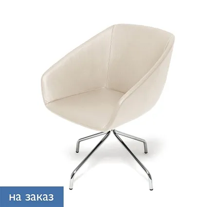 ALMA Кресло посет., металл ALMA P10 UNO Siver