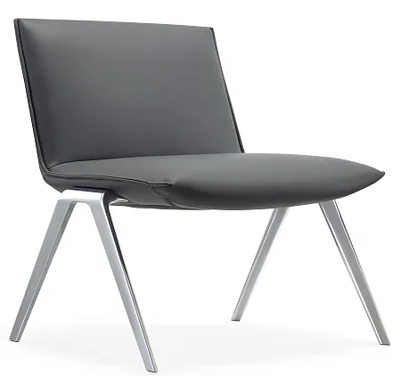 KAYAK Кресло lounge СЕРЫЙ/ПОЛИР.АЛ. F2313 Chrome NXPU9721 grey