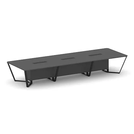 Steel Meet Стол переговорный квадратный MD-PR.B.SP-16 Нержавеющая Сталь/Хром 4800*1600*750мм